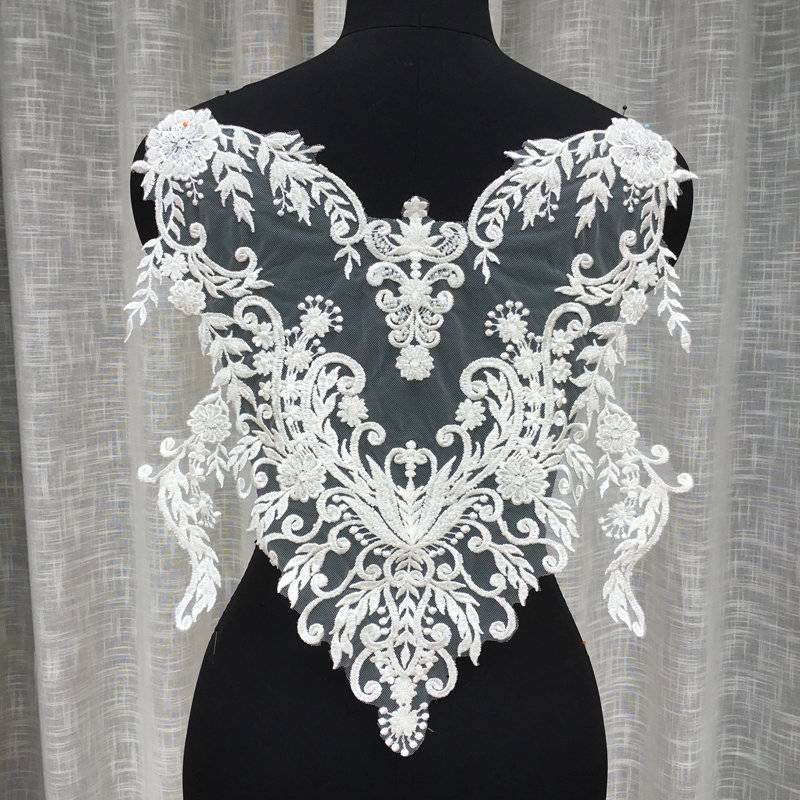 Luxus Stickerei Spitze Applikation Motiv Zurück Mieder Materialien Patch Nähen Auf Hochzeits Abend Kleid Rock 1 Stück Oversize Luxus Stickerei Spitze Applikation Motiv Zurück Mieder Materialien Patch Nähen Auf Hochzeits Abend Kleid Rock 1 Stück Oversize von FeatherCraft20