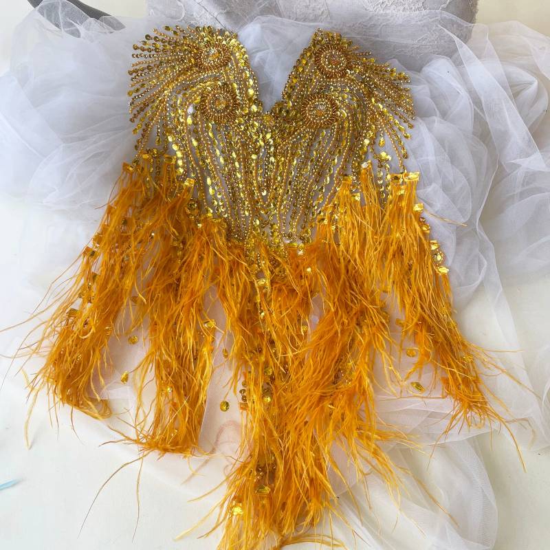 Mieder Strass Applikation Schwere Perlen Motiv Diamante Strauß Feder Spitze Aufnäher Braut Brautkleid Kleid 1 Pc Mieder Strass Applikation Schwere Perlen Motiv Diamante Strauß Feder Spitze Aufnäher Braut Brautkleid Kleid 1 Pc von FeatherCraft20