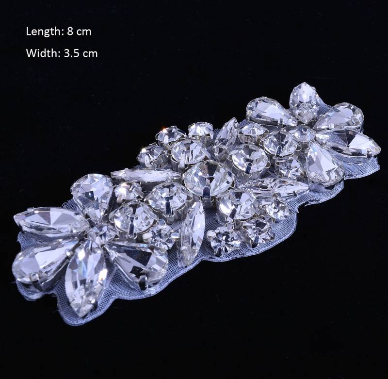 Rose Gold Kristall Strass Applikation Diamante Applikationen Schärpe Gürtel Diy Eisen Kleber Auf Brauthochzeit Brautjungfern Kleid 1 Stück von FeatherCraft20