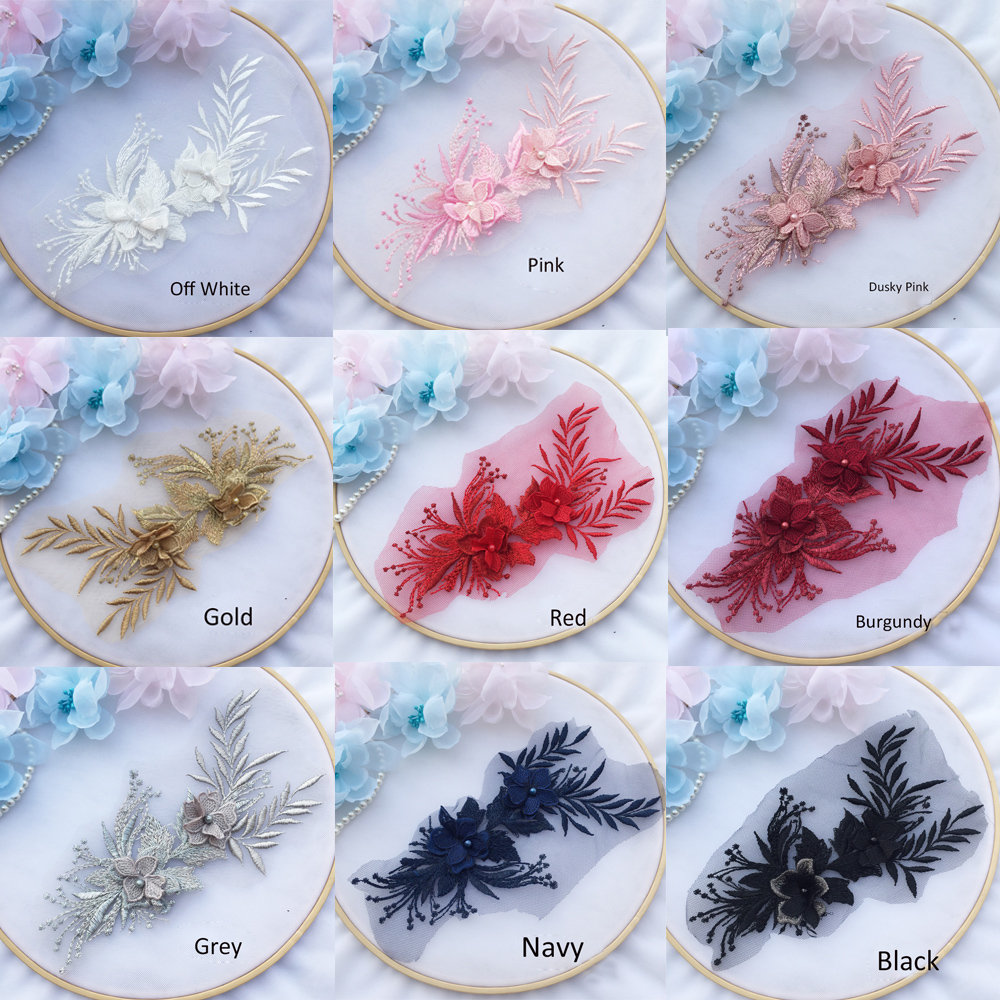 Stickerei Spitze Applikation Motiv 3D Blumen Mit Birne Perlen Patches Materialien Applikationen Nähen Auf Hochzeit Abendkleid Kleid Rock 1 Stück Stickerei Spitze Applikation Motiv 3D Blumen Mit Birne Perlen Patches Materialien Applikationen Nähen Auf Hochzeit Abendkleid Kleid Rock 1 Stück von FeatherCraft20