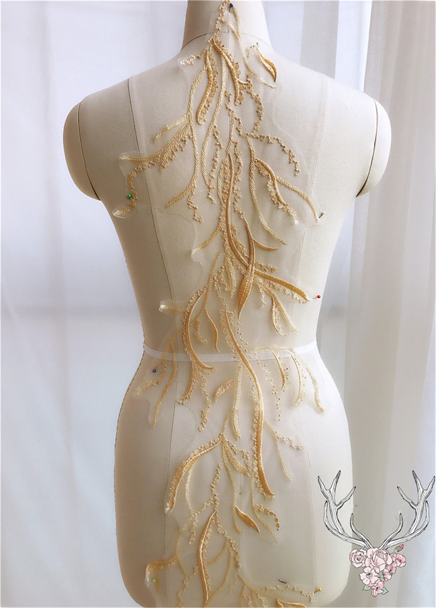 Zarte Blatt Spitze Applikation Pailletten Embroideried Stich Patch Motiv Grauweißer Farbe Für Brautkleid Schleier Hochzeitskleider Verkauft Von 1 Zarte Blatt Spitze Applikation Pailletten Embroideried Stich Patch Motiv Grauweißer Farbe Für Brautkleid Schleier Hochzeitskleider Verkauft Von 1 von FeatherCraft20