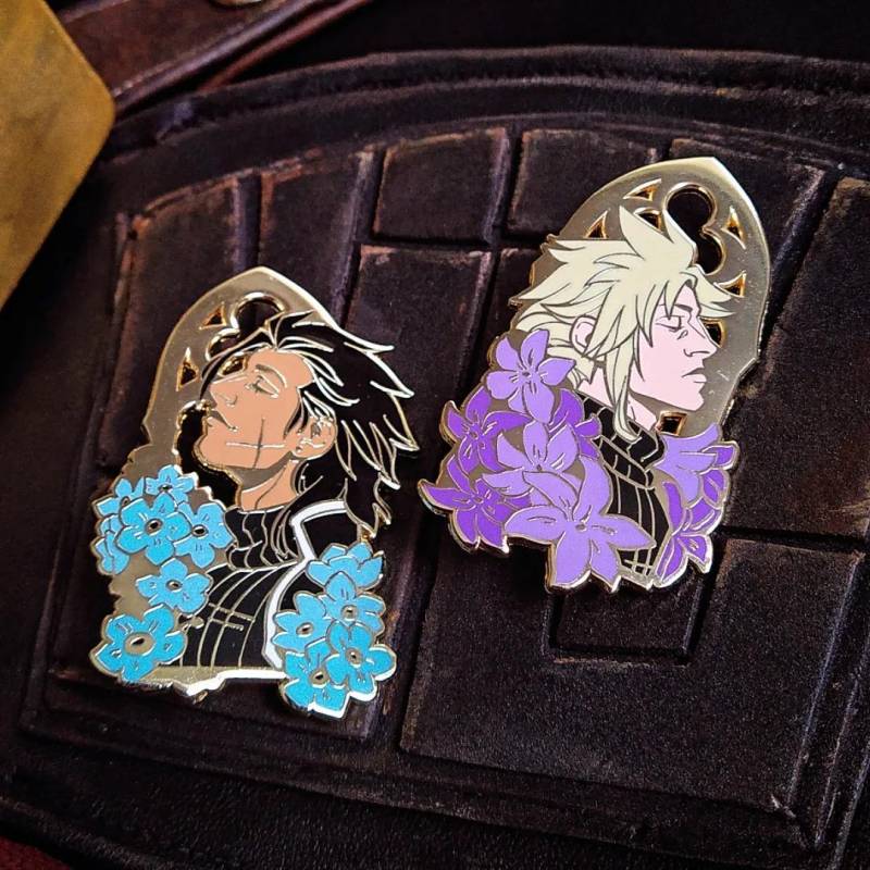 Ff7 Zakkura Zack Wolke Hard Emaille Pin 6 cm Ff7 Zakkura Zack Wolke Hard Emaille Pin 6 cm von FeatherFangArt