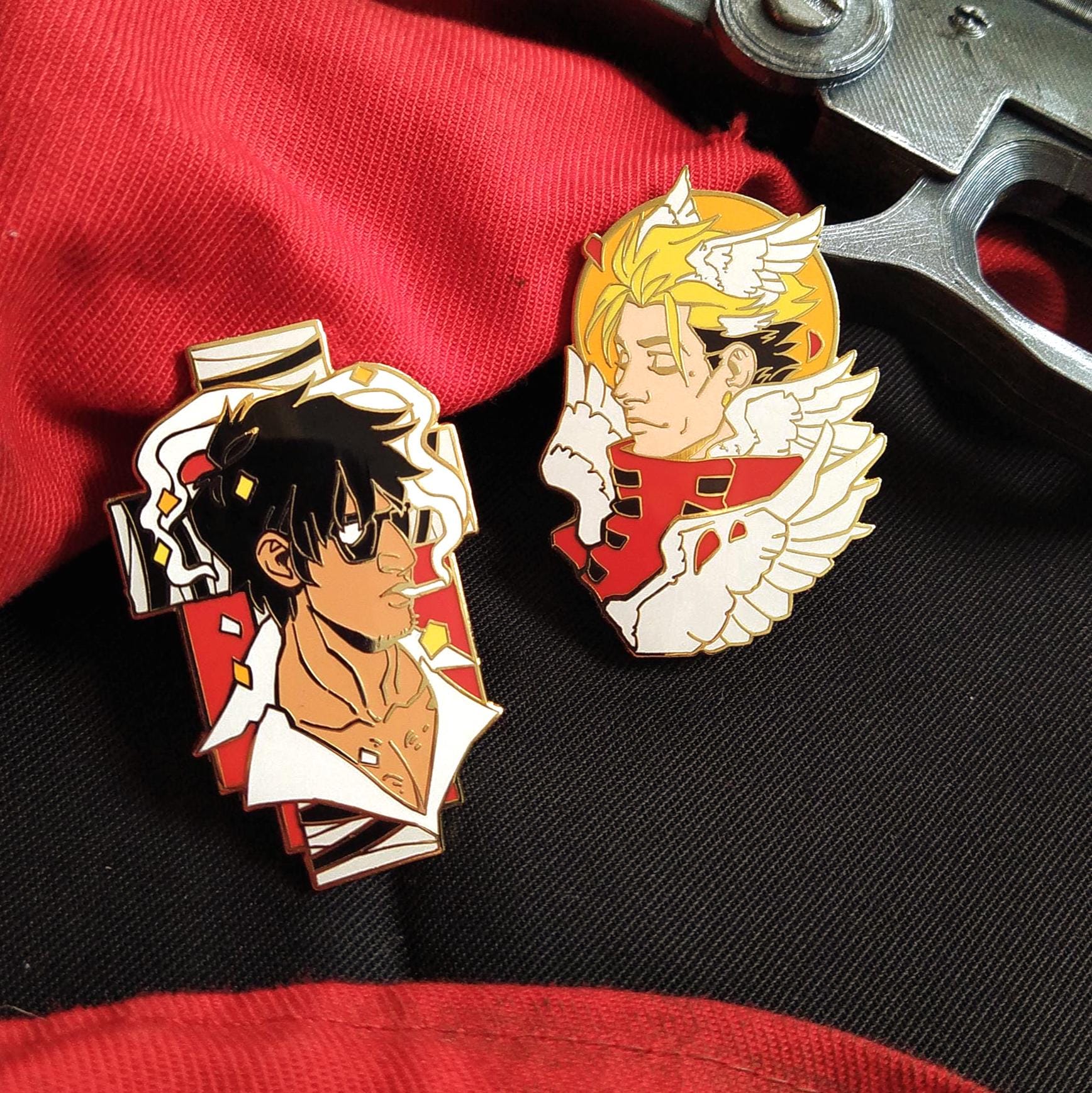 Trigun Maximum Vashwood Anstecknadel 5 cm Trigun Maximum Vashwood Anstecknadel 5 cm von FeatherFangArt