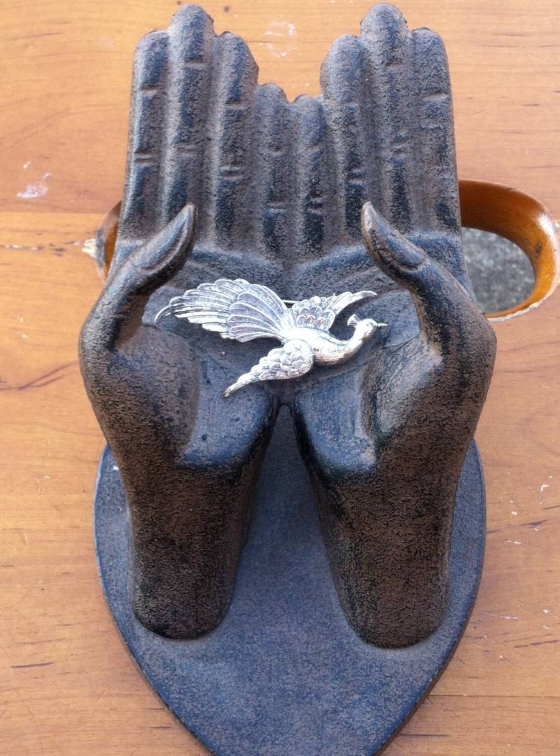 Vintage 50Er Jahre Sterling Silber Pfau Brosche Jugendstil Vogel Anstecknadel Vintage 50Er Jahre Sterling Silber Pfau Brosche Jugendstil Vogel Anstecknadel von FeathercatEmporium