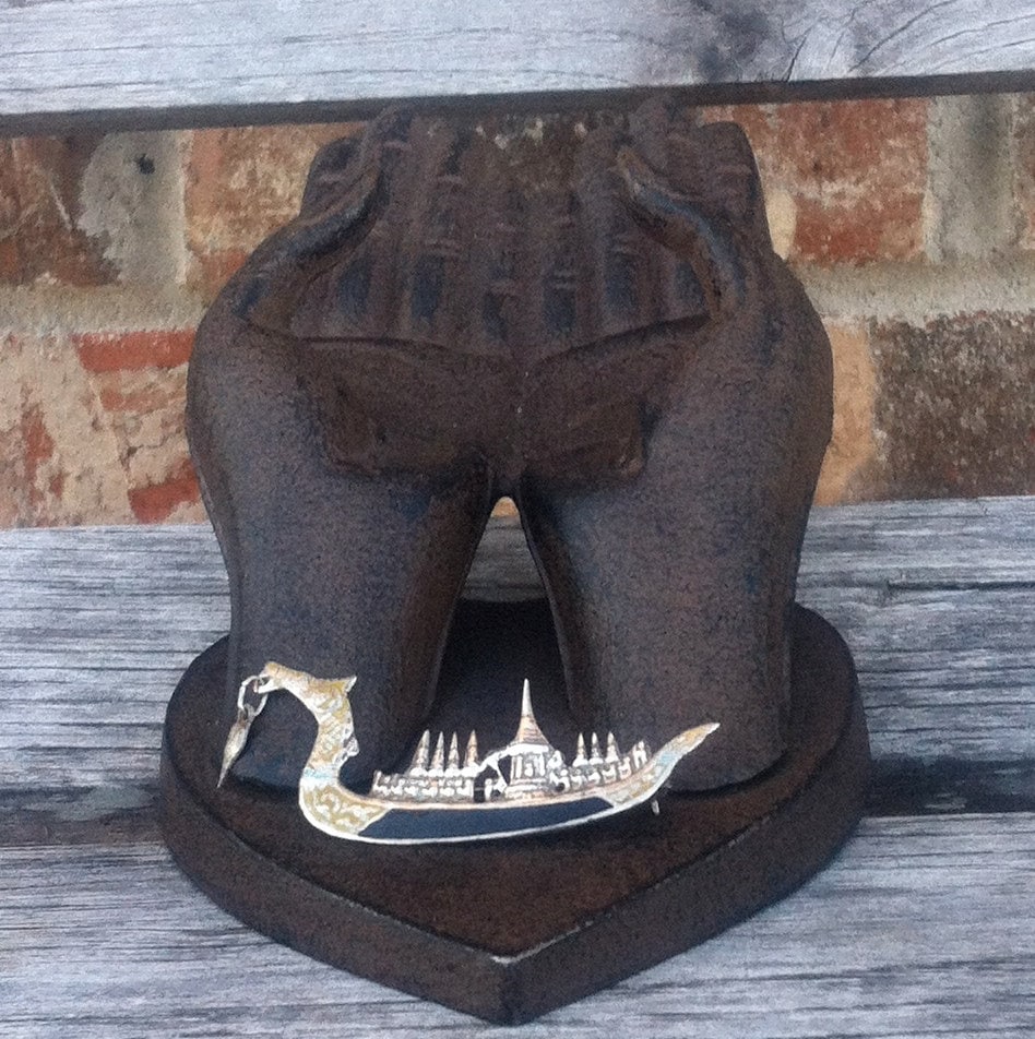 Vintage Siam Sterling Royal Barge Emaille Brosche 1940S Asiatisch Boot Anstecker Vintage Siam Sterling Royal Barge Emaille Brosche 1940S Asiatisch Boot Anstecker von FeathercatEmporium