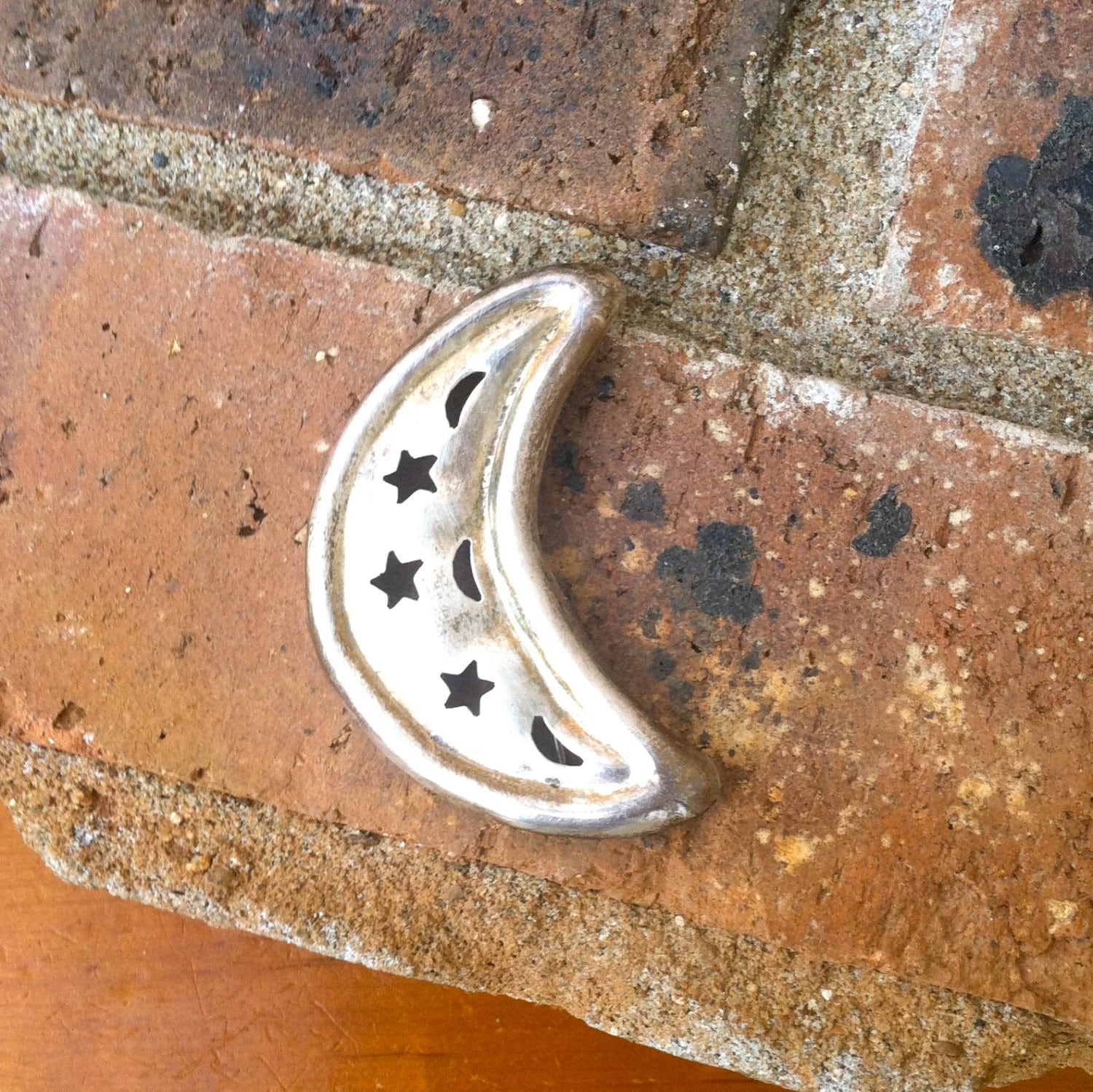 Vintage Taxco Sterling Silber Halbmond & Sterne Brosche Vintage Taxco Sterling Silber Halbmond & Sterne Brosche von FeathercatEmporium