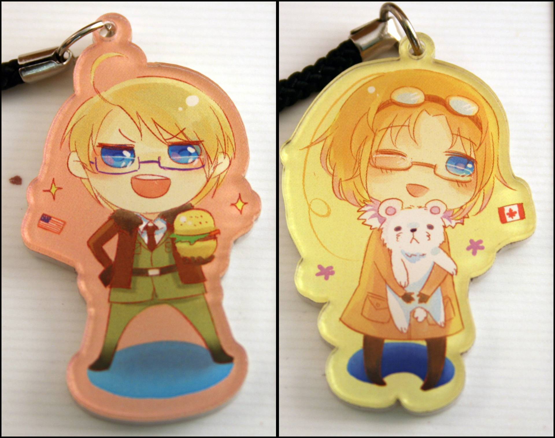 Aph Acryl Anhänger - Amerika/Kanada Aph Acryl Anhänger - Amerika/Kanada von FeatheredCage
