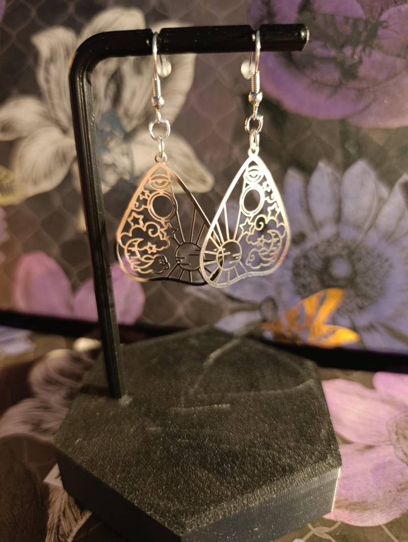 Tag Und Nacht Ohrringe Gothic Alternative Boho Witch von FeatherlightCharms