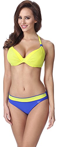 Feba Damen Push Up Bikini F11A (Muster-340, Cup 70D / Unterteil 36) von Feba