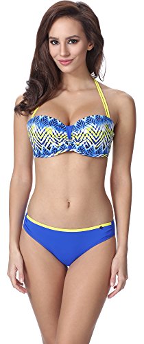 Feba Damen Push Up Bikini F15 (Muster-313, Cup 70C / Unterteil 36) von Feba