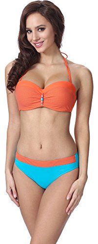 Feba Damen Push Up Bikini F16 (Muster-338, Cup 80D / Unterteil 40) von Feba