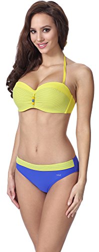 Feba Damen Push Up Bikini F16 (Muster-340, Cup 80C / Unterteil 40) von Feba