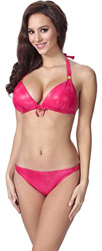 Feba Damen Push Up Bikini F19 2 (Muster-208, Cup 70B / Unterteil 36) von Feba