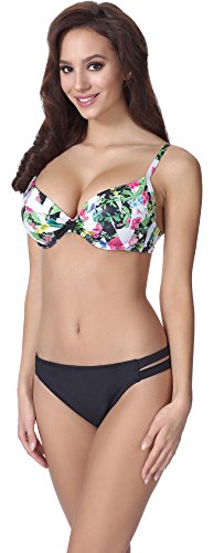 Feba Damen Push Up Bikini F25 3 (Muster-331, Cup 70C / Unterteil 36) von Feba