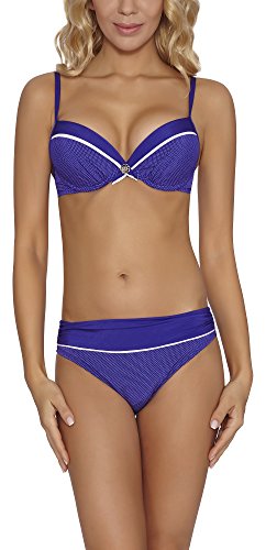 Feba Damen Push Up Bikini Set C1RL1 V2RS4 (Muster-04KS, Cup 70 D/Unterteil 36) von Feba