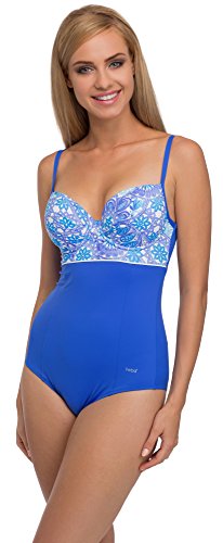 Feba Figurformender Damen Badeanzug F26 (Muster-309, Cup 90B / 44) von Feba