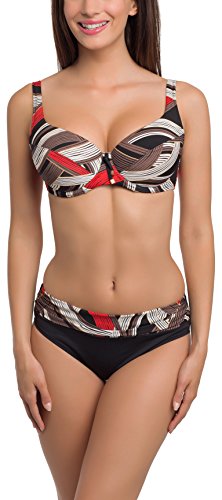 Feba Figurformender Damen Bikini FR3D1 (Muster-13DK-2015, Cup 75 D/Unterteil 38) von Feba