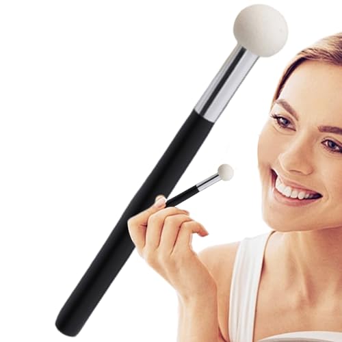 Fecfucy Pilz-Make-up-Schwamm, Concealer-Pinsel, Pilz-Make-up-Pinsel, Nasenkonturpinsel mit Pilzkopf, Schwammapplikator für Gesicht, Nase, Augenlider, Lidschattenpinsel für Frauen und Mädchen von Fecfucy