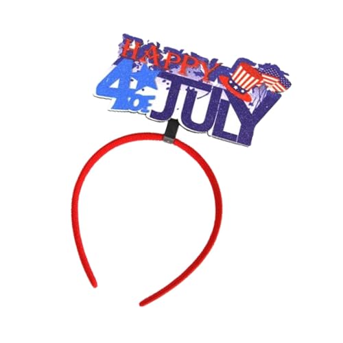 Fecfucy Unabhängigkeitstag Stirnband, Patriotisches Stirnband | Süßes Stirnband zum Unabhängigkeitstag | Patriotisches Partyzubehör, Partyzubehör, Dekorationen zum Feiern der Freiheit von Fecfucy