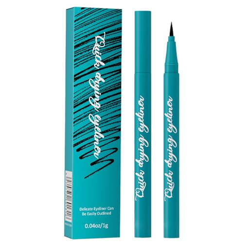 Wasserfester Eyeliner,Hochpigmentierter Precision Ink Eyeliner | Ganztägiges wasserfestes flüssiges Eyeliner-Make-up für Anfänger, professionelle Make-up-Künstler und den täglichen Gebrauch Fecfucy von Fecfucy