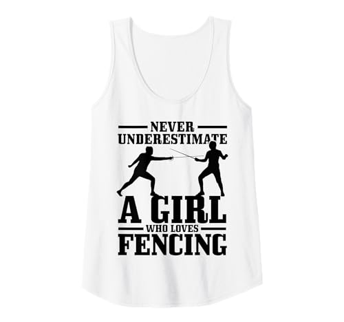 Damen Fechten Fechter Geschenk Tank Top Damen Fechten Fechter Geschenk Tank Top von Fechten Apparel Co.