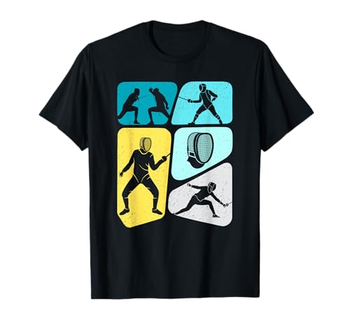 Fechter Fecht Fechtsport Schwerter Kinder Jungen Fechten T-Shirt Fechter Fecht Fechtsport Schwerter Kinder Jungen Fechten T-Shirt von Fechter Fechten Fechtsport Sportfechten