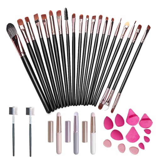 FECOVANTI Make-up-Pinsel-Set, 20 Stück, Make-up-Pinsel, Foundation-Pinsel, Lidschatten, Mischpulver, Concealer, Make-up-Pinsel-Sets für Anfänger FECOVANTI Make-up-Pinsel-Set, 20 Stück, Make-up-Pinsel, Foundation-Pinsel, Lidschatten, Mischpulver, Concealer, Make-up-Pinsel-Sets für Anfänger von Fecovanti