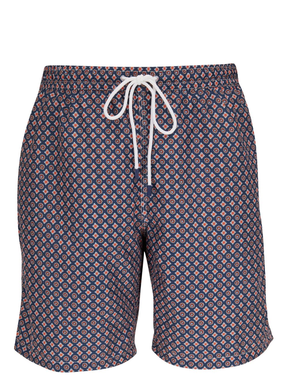 Fedeli Badeshorts mit Blumen-Print - Blau von Fedeli