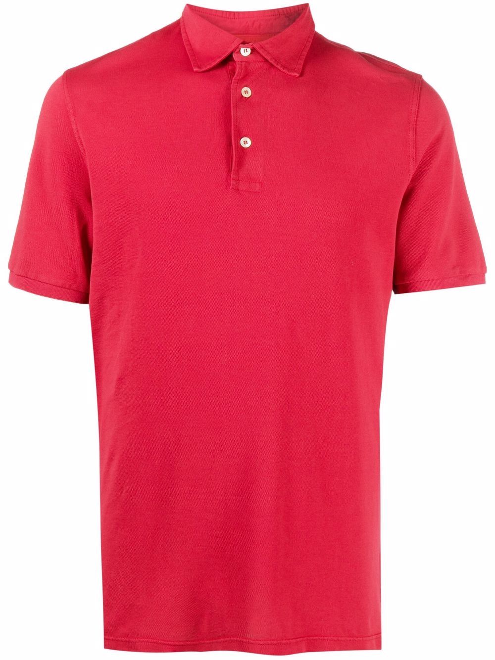 Fedeli Kurzärmeliges Poloshirt - Rot von Fedeli