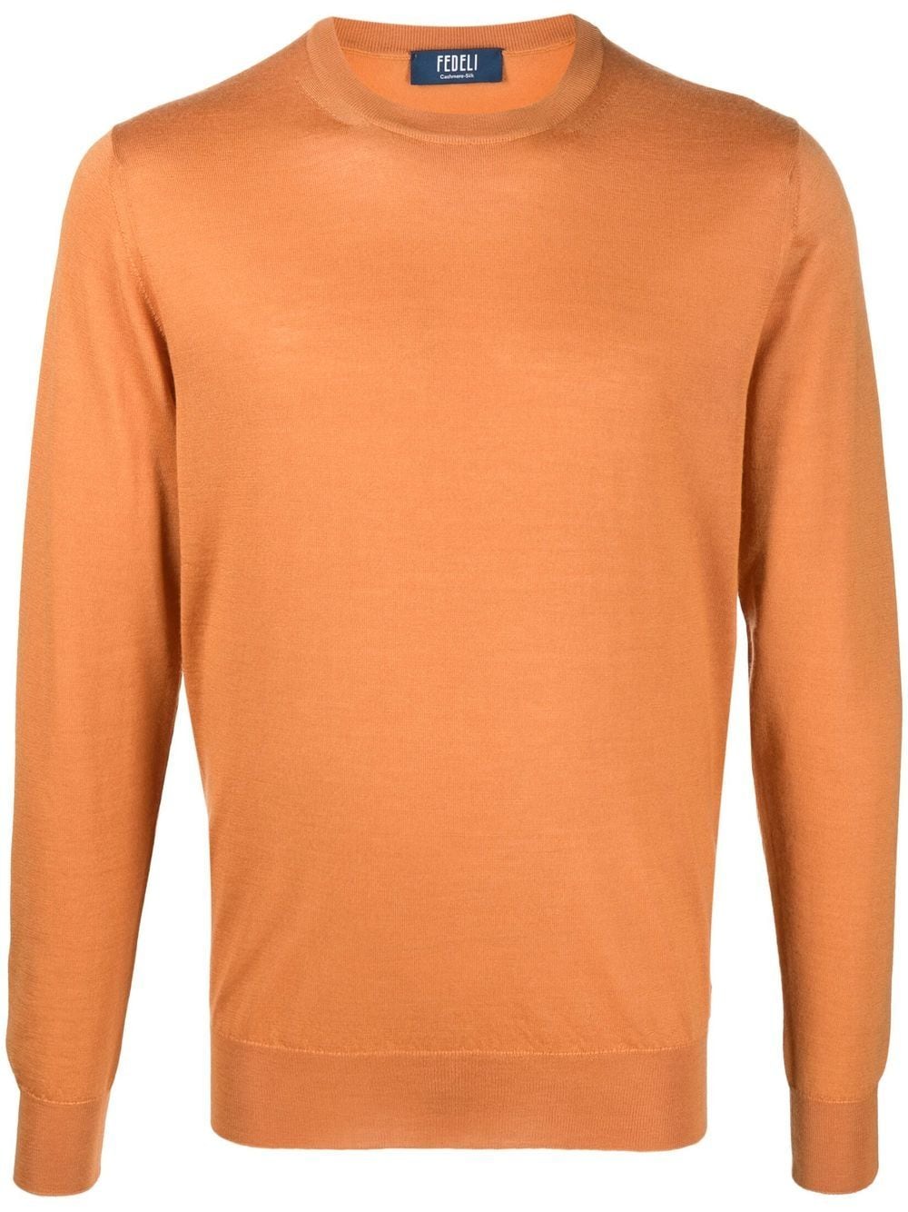 Fedeli Pullover mit Rundhalsausschnitt - Orange von Fedeli