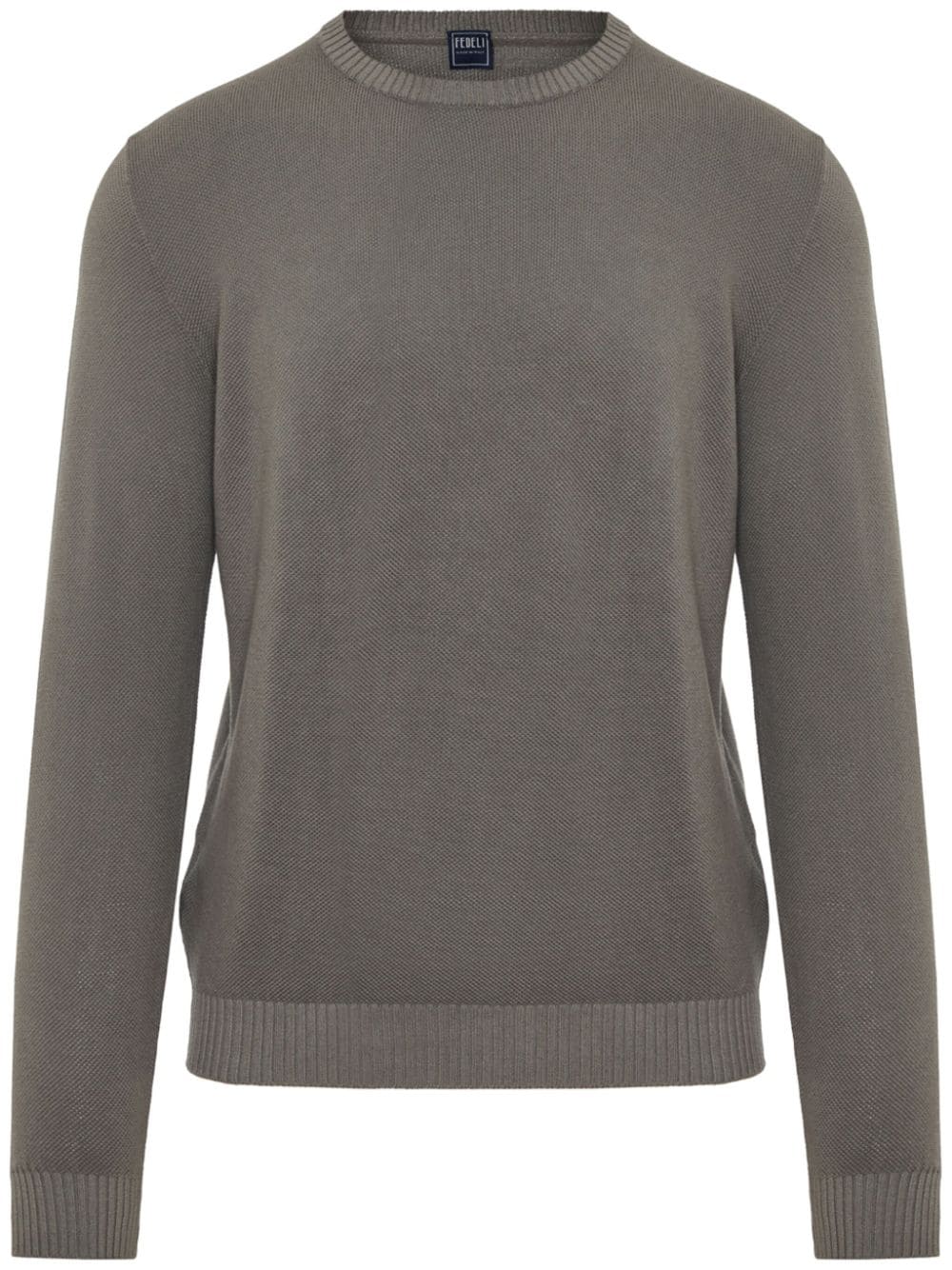 Fedeli Pullover mit rundem Ausschnitt - Grau von Fedeli