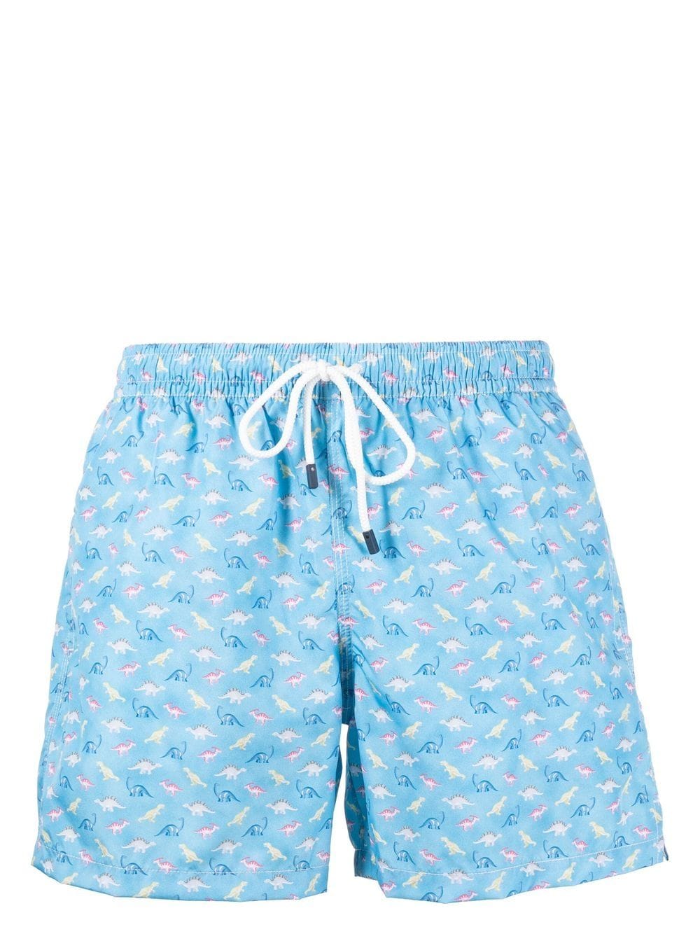 Fedeli Badeshorts mit Dino-Print - Blau von Fedeli