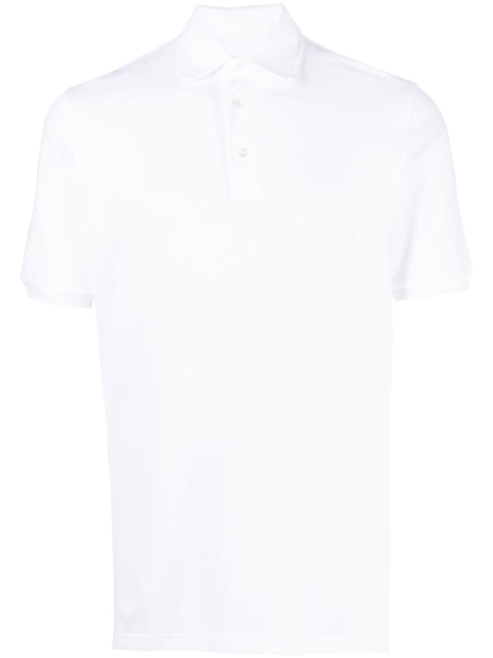 Fedeli Strukturiertes Poloshirt - Weiß von Fedeli