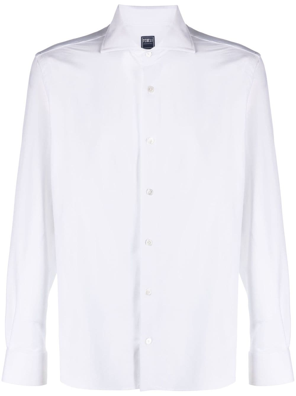 Fedeli Langärmeliges Hemd - Weiß von Fedeli