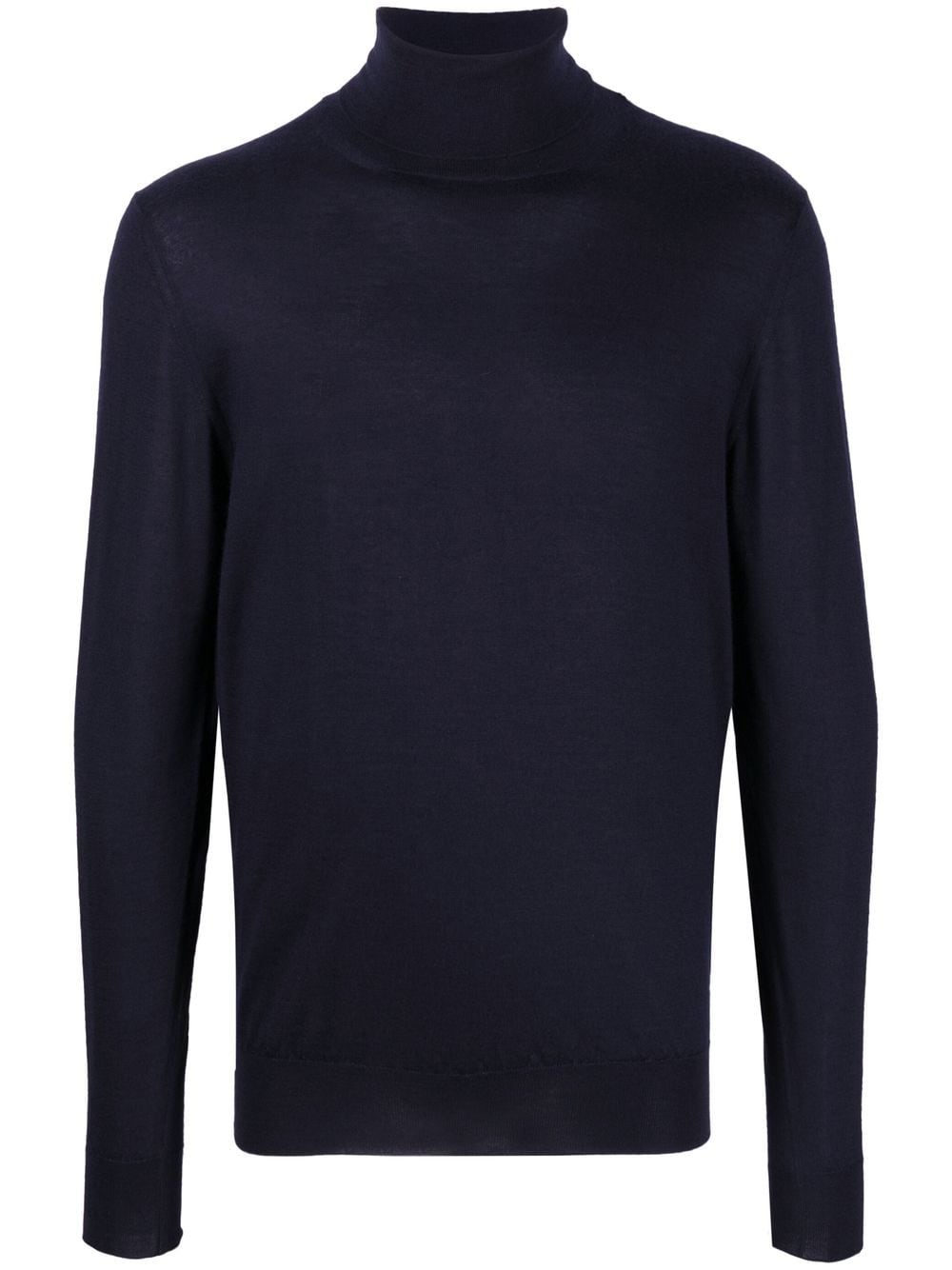 Fedeli Rollkragenpullover aus Kaschmir-Seidengemisch - Blau von Fedeli