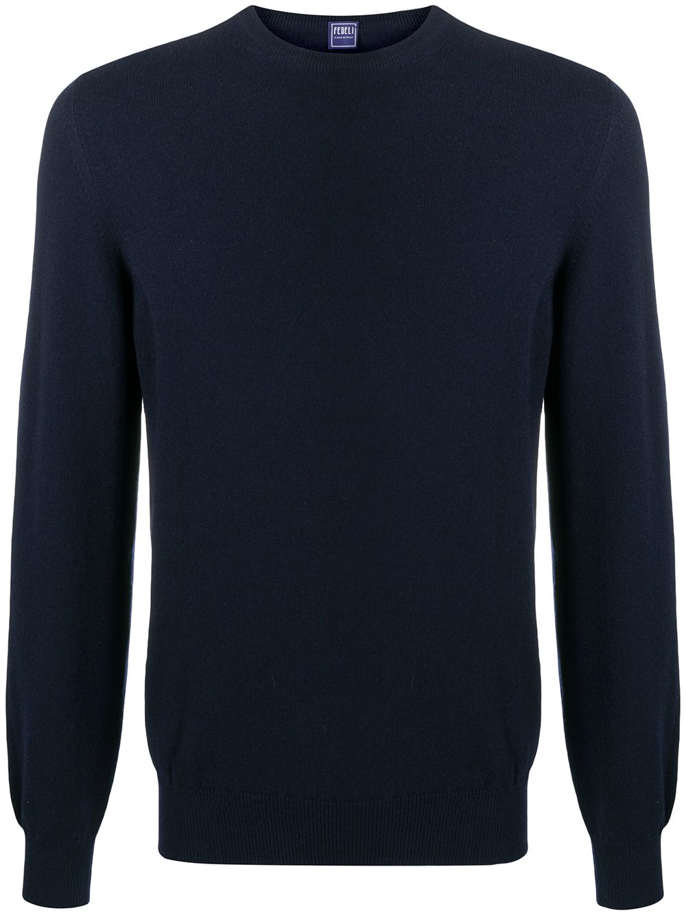 Fedeli Pullover mit Rundhalsausschnitt - Blau von Fedeli