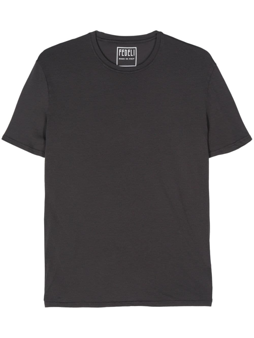 Fedeli short-sleeve cotton T-shirt - Grau von Fedeli