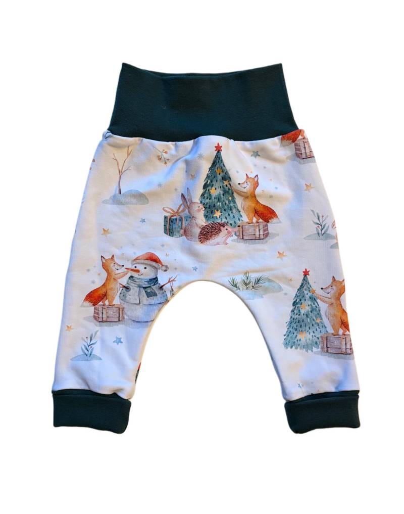 Pumphose Babyhose Hose Baby Kind/Winterwald Gr. 44 - 110 von Schwabenkids