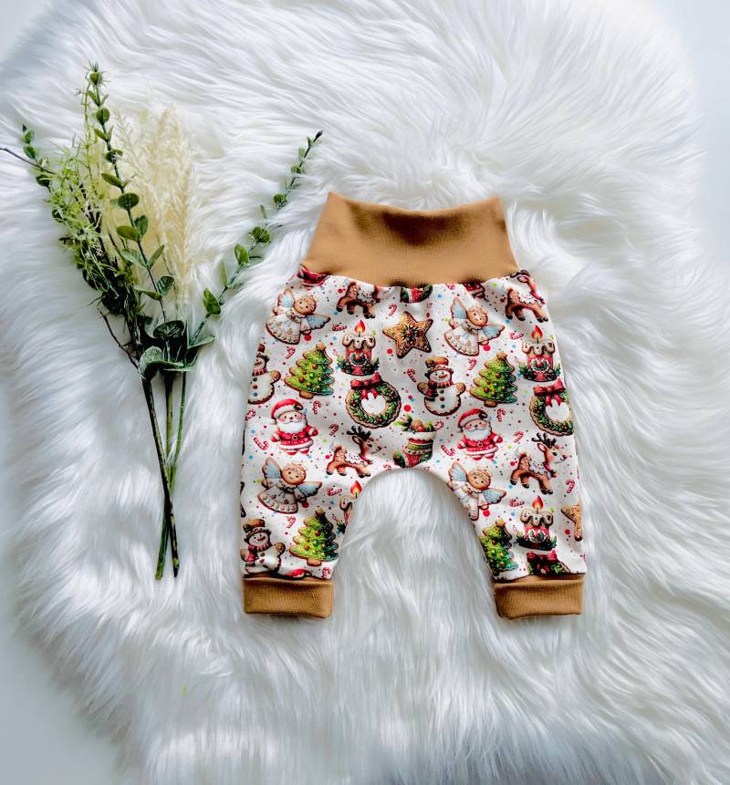 Pumphose Babyhose Hose Baby Kind/Weihnachten Gr. 44 - 110 von Schwabenkids