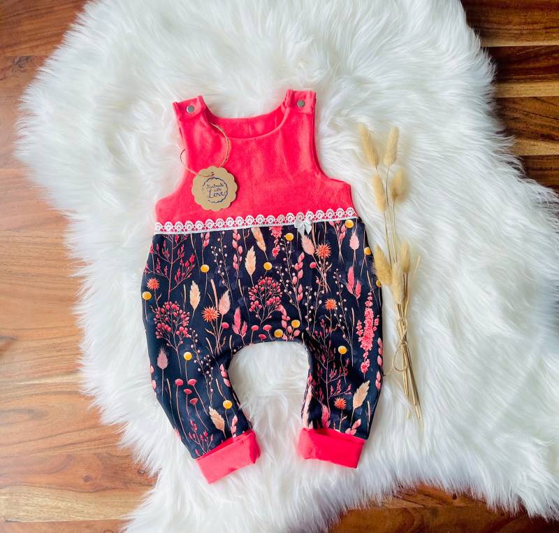 strampler Baby Mädchen Gräser Gr. 62 von Fedellinchen