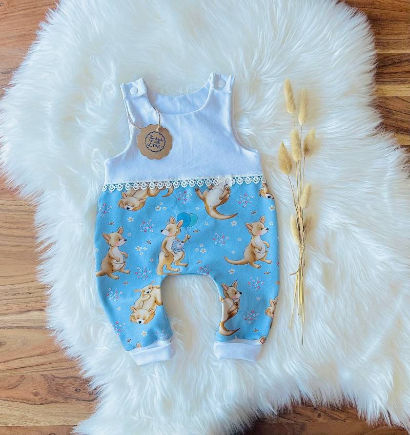 strampler Baby Mädchen Känguru von Fedellinchen