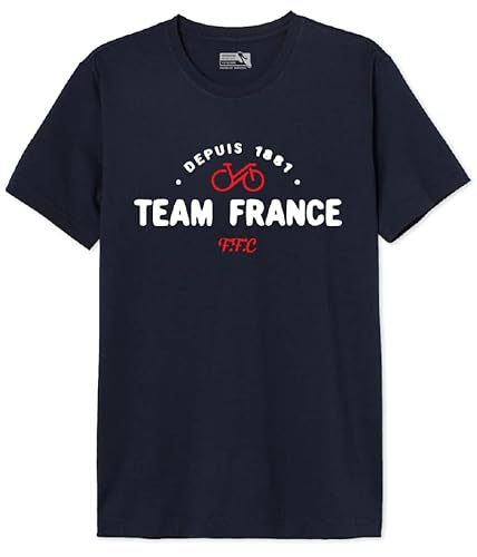 Fédération française de cyclisme Herren Meffcycts001 T-Shirt, Marineblau, M von Fédération française de cyclisme