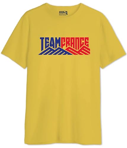 Fédération française de cyclisme Herren Meffcycts004 T-Shirt, gelb, XL von Fédération française de cyclisme