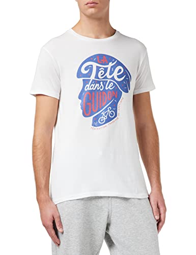 Fédération française de cyclisme Herren Meffcycts008 T-Shirt, weiß, S von Fédération française de cyclisme