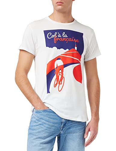 Fédération française de cyclisme Herren Meffcycts012 T-Shirt, weiß, L von Fédération française de cyclisme