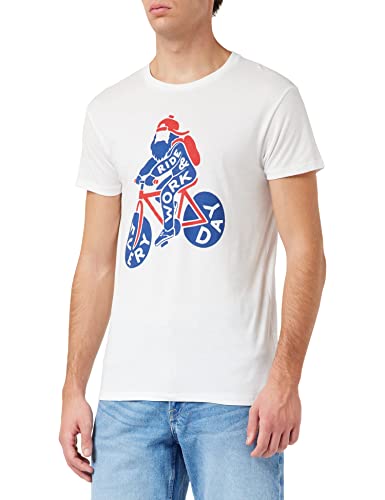 Fédération française de cyclisme Herren Meffcycts014 T-Shirt, weiß, S von Fédération française de cyclisme