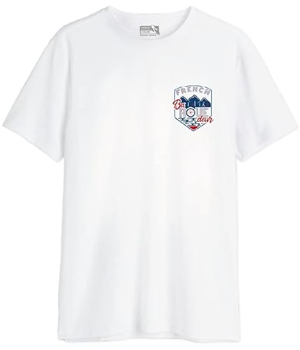 Fédération française de cyclisme Herren meffcycts011 T-Shirt, weiß, L von Fédération française de cyclisme