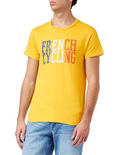 Fédération française de cyclisme Herren meffcycts013 T-Shirt, gelb, S von Fédération française de cyclisme