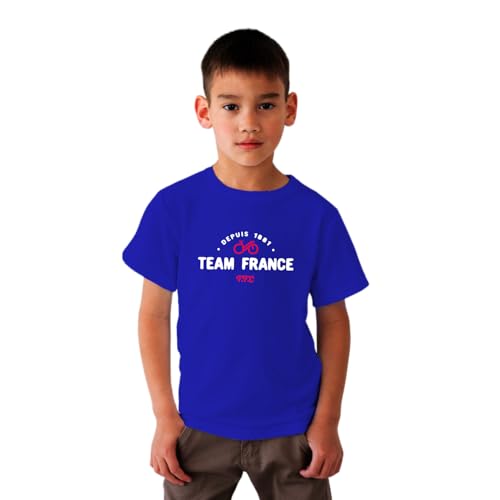 Fédération française de cyclisme Jungen Boffcycts005 T-Shirt, Königsblau, 14 Jahre von Fédération française de cyclisme