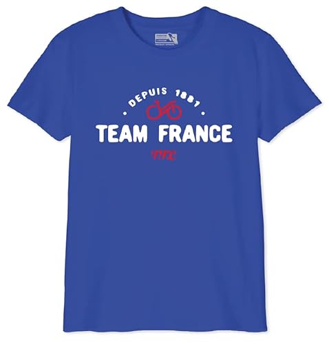 Fédération française de cyclisme Jungen Boffcycts005 T-Shirt, Königsblau, 6 Jahre von Fédération française de cyclisme